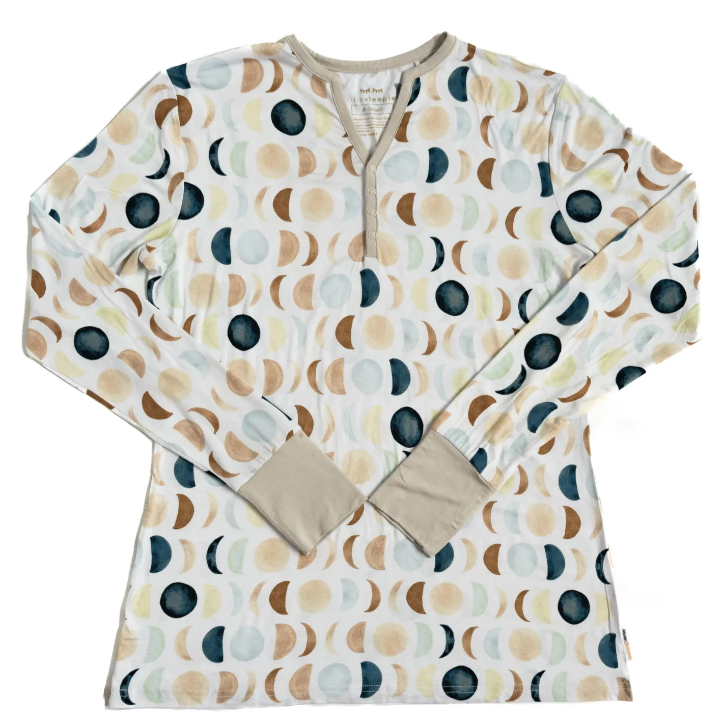 Mommy & Me|Mommy & Me<Little Sleepies Women's Pajama Top Luna Neutral