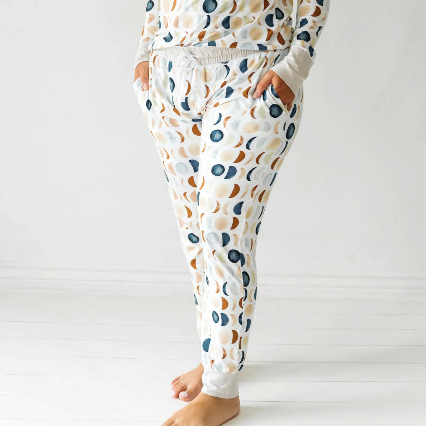 Mommy & Me|Mommy & Me<Little Sleepies Women's Pajama Pants Luna Neutral