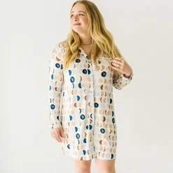 Mommy & Me|Mommy & Me<Little Sleepies Women's Sleep Shirt Luna Neutral