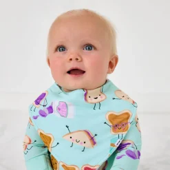Bibs<Little Sleepies Bandana Bib Lunch Buddies