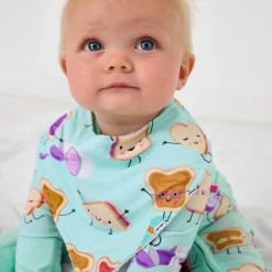 Bibs<Little Sleepies Bandana Bib Lunch Buddies