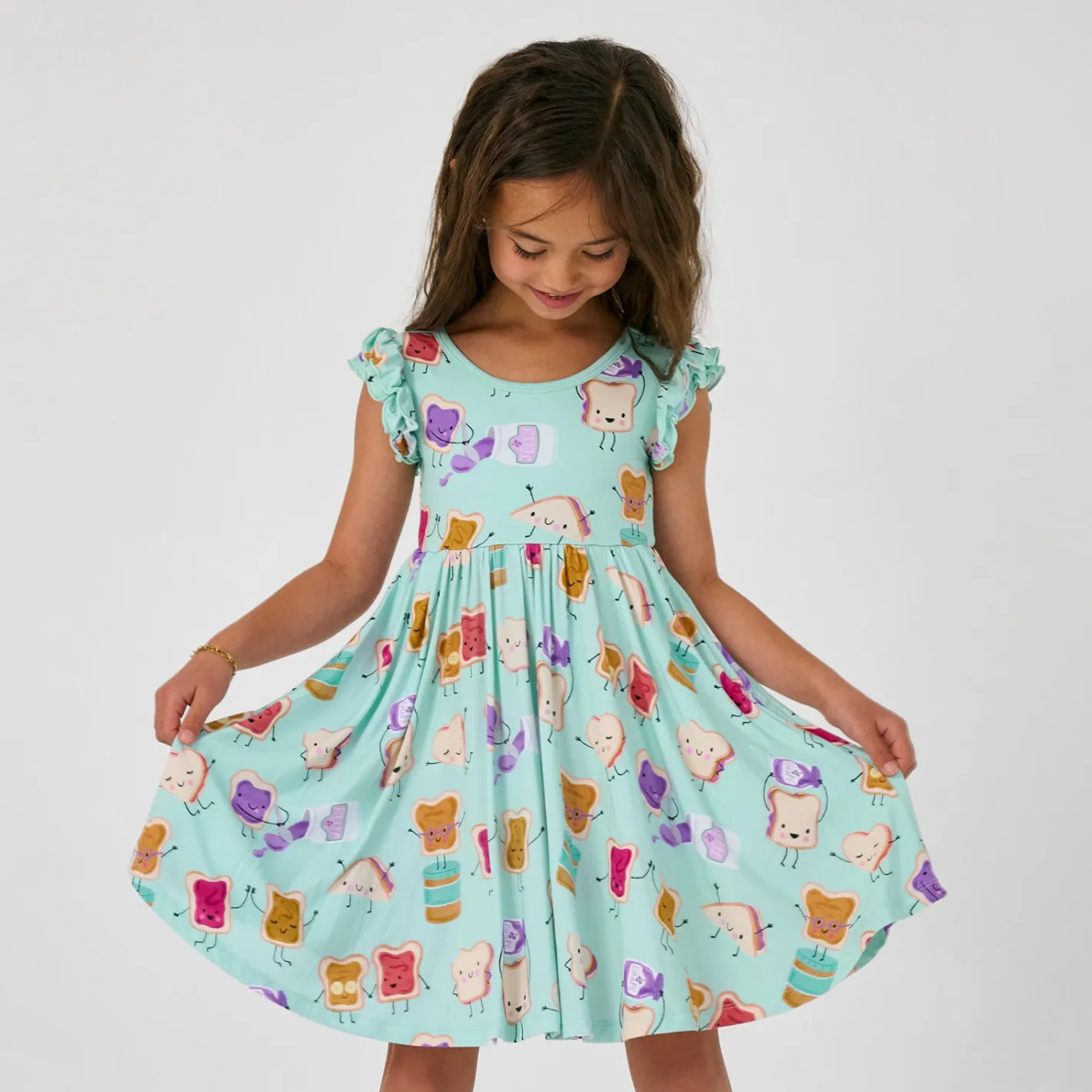 Dresses|Dresses<Little Sleepies Flutter Twirl Dress Lunch Buddies