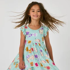 Dresses|Dresses<Little Sleepies Flutter Twirl Dress Lunch Buddies