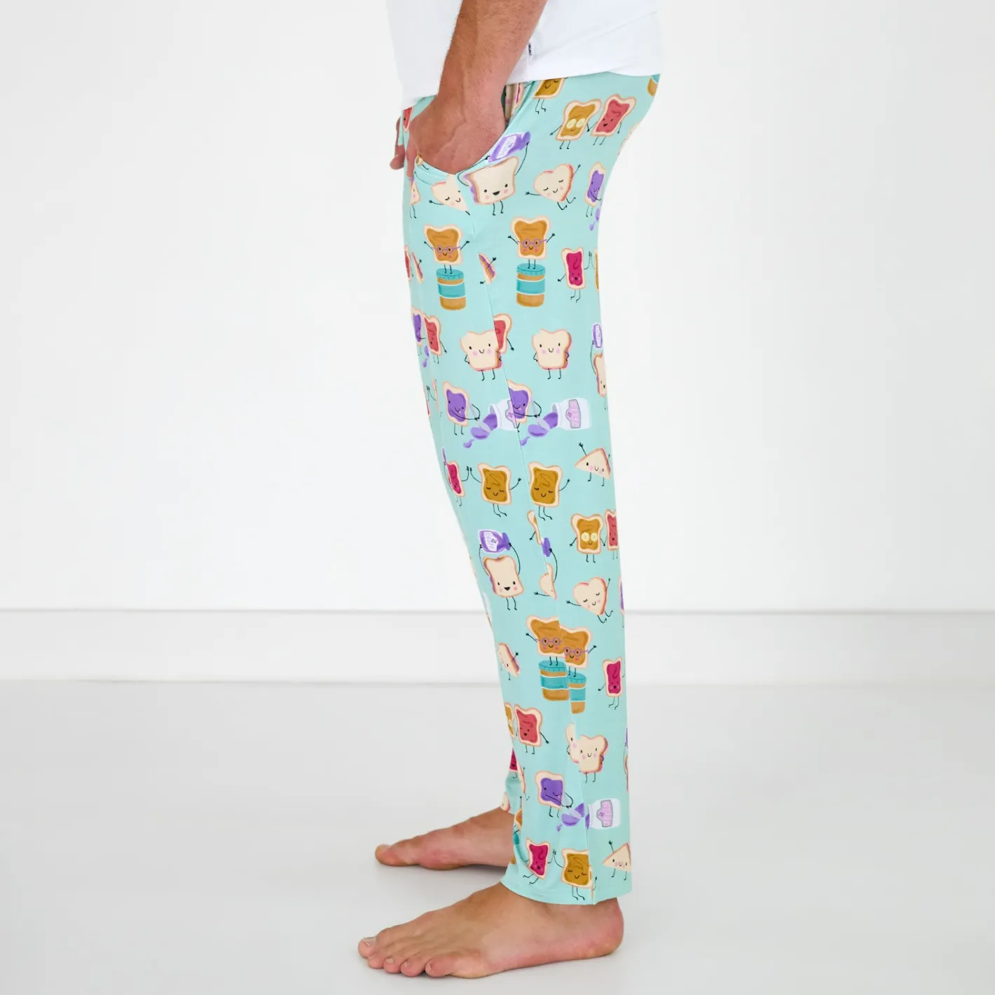 Daddy & Me|Full Family Matching<Little Sleepies Men's Pajama Pants Lunch Buddies