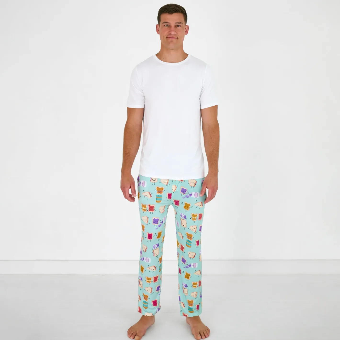 Daddy & Me|Full Family Matching<Little Sleepies Men's Pajama Pants Lunch Buddies