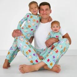 Daddy & Me|Full Family Matching<Little Sleepies Men's Pajama Pants Lunch Buddies