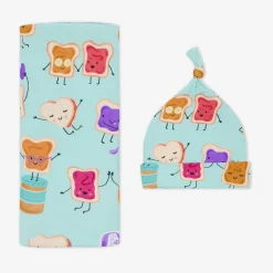 Layette|Swaddles<Little Sleepies Swaddle & Hat Set Lunch Buddies