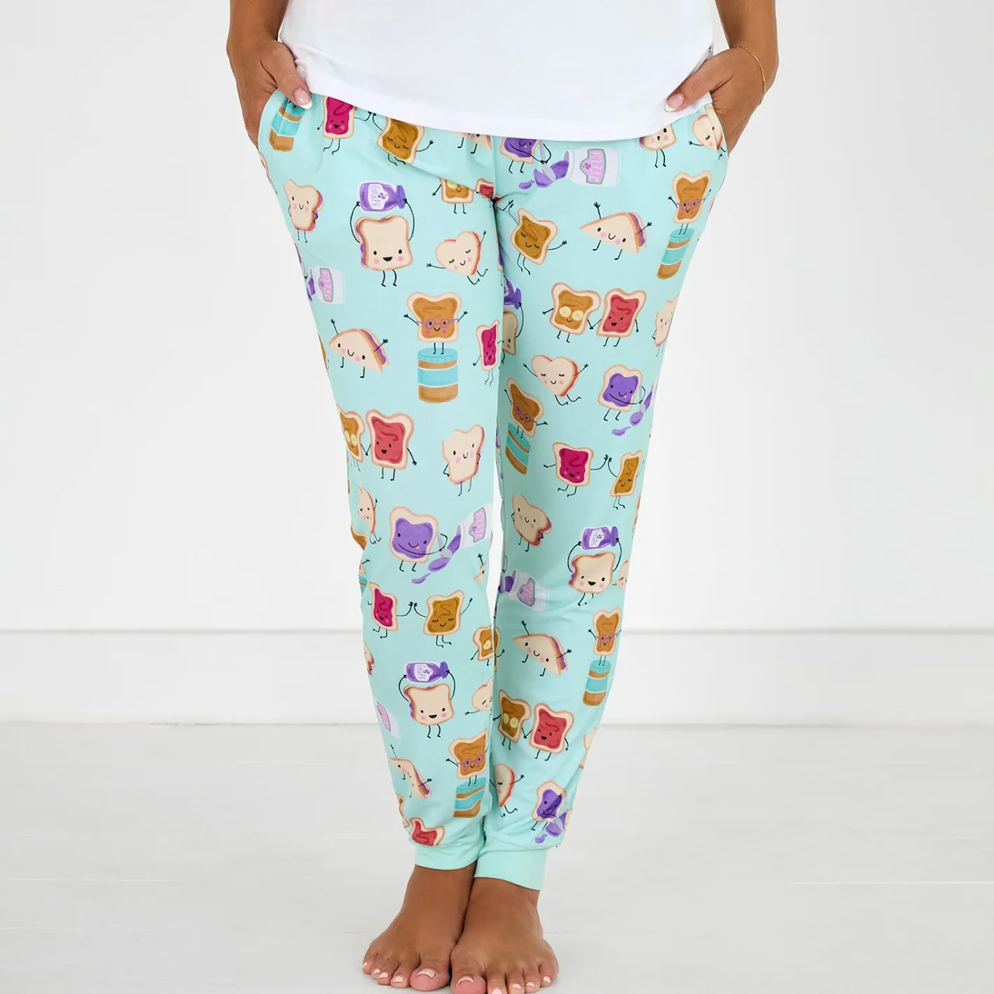 Mommy & Me|Mommy & Me<Little Sleepies Women's Pajama Pants Lunch Buddies