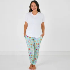 Mommy & Me|Mommy & Me<Little Sleepies Women's Pajama Pants Lunch Buddies
