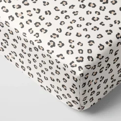 Sheets<Little Sleepies Fitted Crib Sheet Luxe Leopard