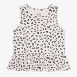 Tops & Tees|Tops & Tees<Little Sleepies Peplum Tank Luxe Leopard