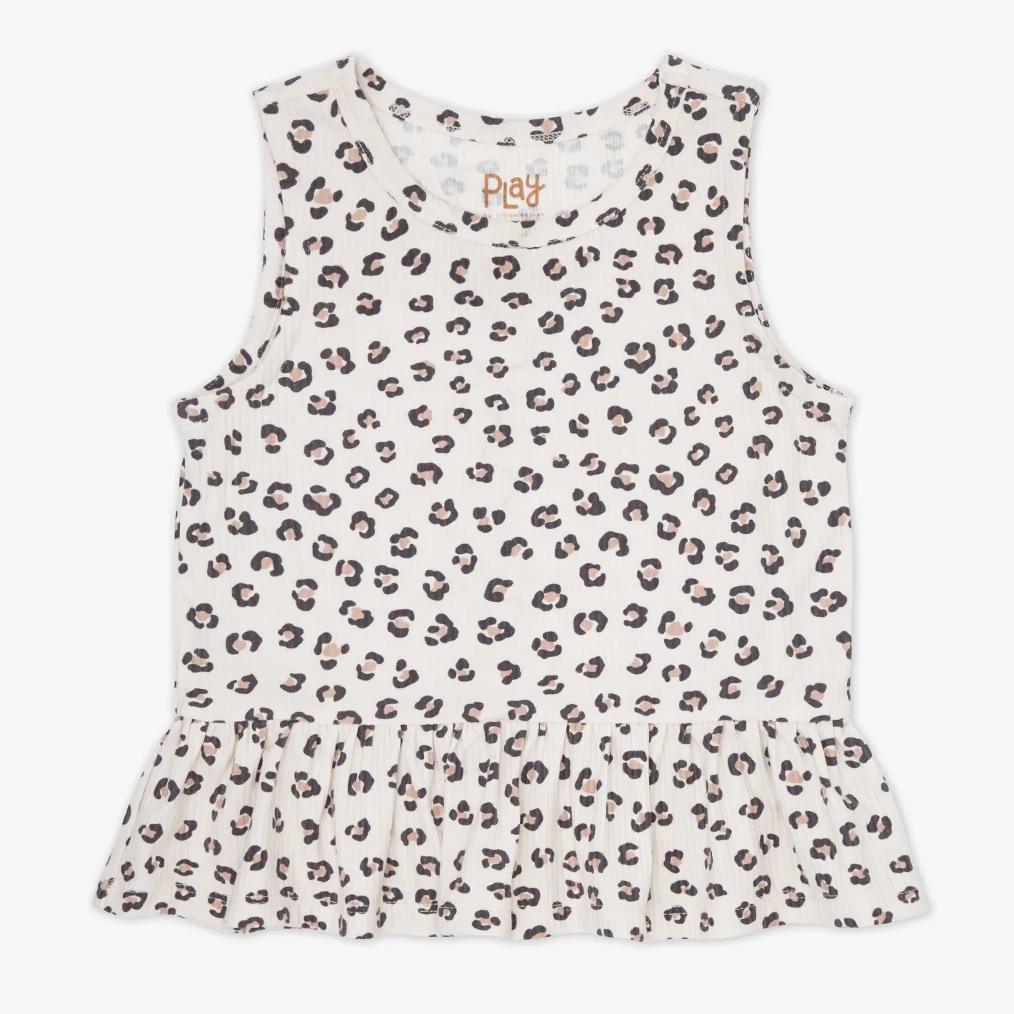 Tops & Tees|Tops & Tees<Little Sleepies Peplum Tank Luxe Leopard
