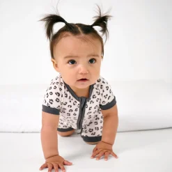 Zippies|Mommy & Me<Little Sleepies Shorty Zippy Luxe Leopard