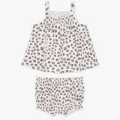 Tops & Tees|Tops & Tees<Little Sleepies Smocked Top with Shorty Bloomer Luxe Leopard