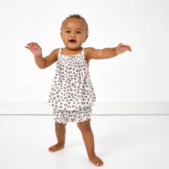 Tops & Tees|Tops & Tees<Little Sleepies Smocked Top with Shorty Bloomer Luxe Leopard