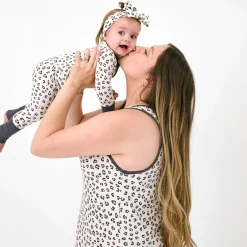 Mommy & Me|Mommy & Me<Little Sleepies Women's Sleeveless Nightgown Luxe Leopard