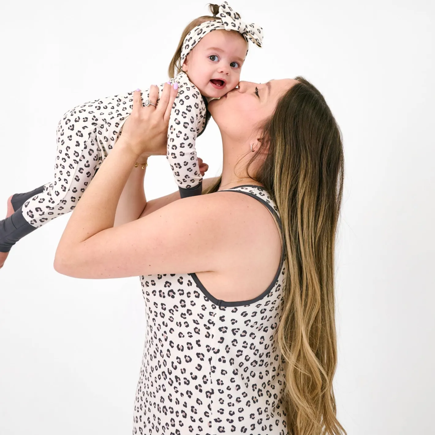 Mommy & Me|Mommy & Me<Little Sleepies Women's Sleeveless Nightgown Luxe Leopard