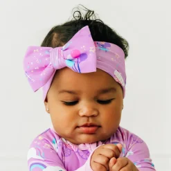 Hats & Headbands<Little Sleepies Luxe Bow Headband Magical Birthday