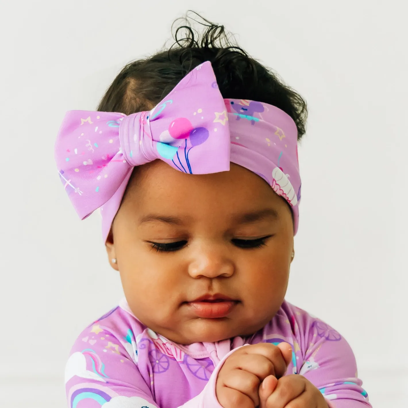 Hats & Headbands<Little Sleepies Luxe Bow Headband Magical Birthday
