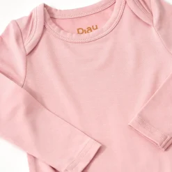 Bamboo Baby Clothes|Everyday Essentials<Little Sleepies Bodysuit Mauve Blush