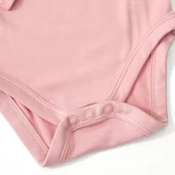 Bamboo Baby Clothes|Everyday Essentials<Little Sleepies Bodysuit Mauve Blush