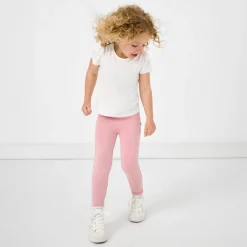 Bamboo Baby Clothes|Everyday Essentials<Little Sleepies Legging Mauve Blush