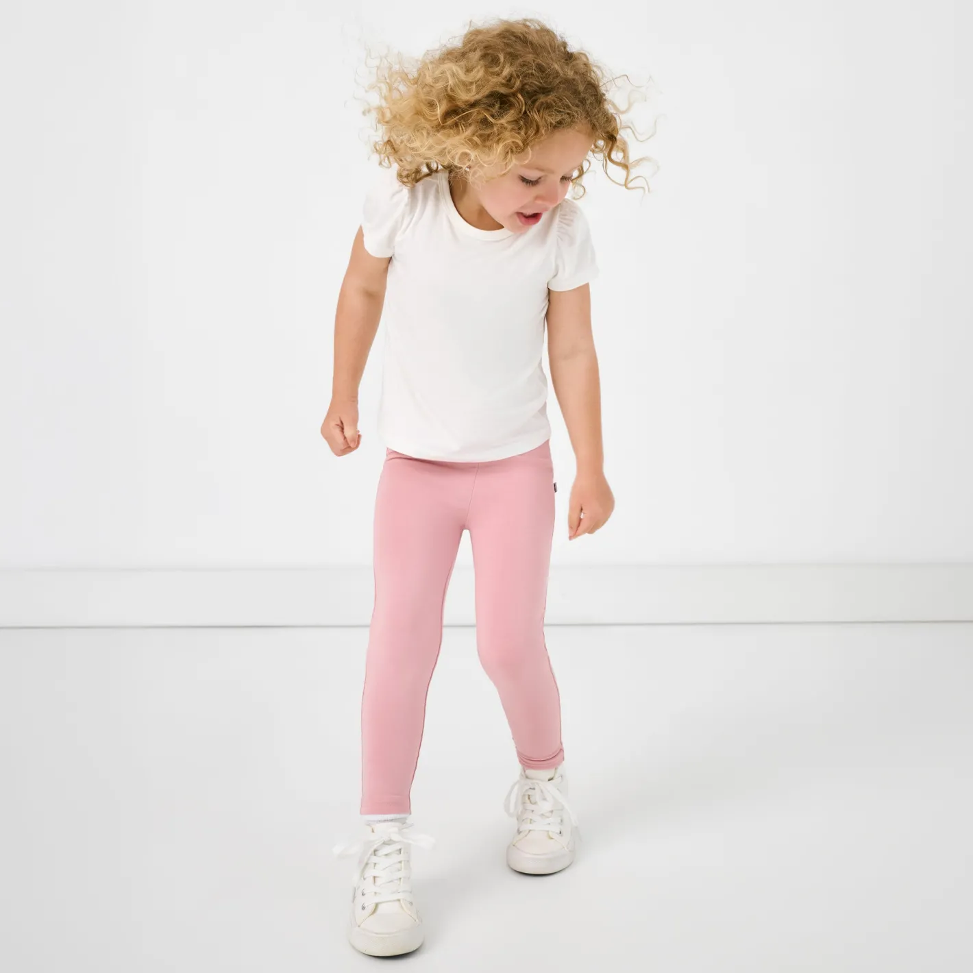 Bamboo Baby Clothes|Everyday Essentials<Little Sleepies Legging Mauve Blush