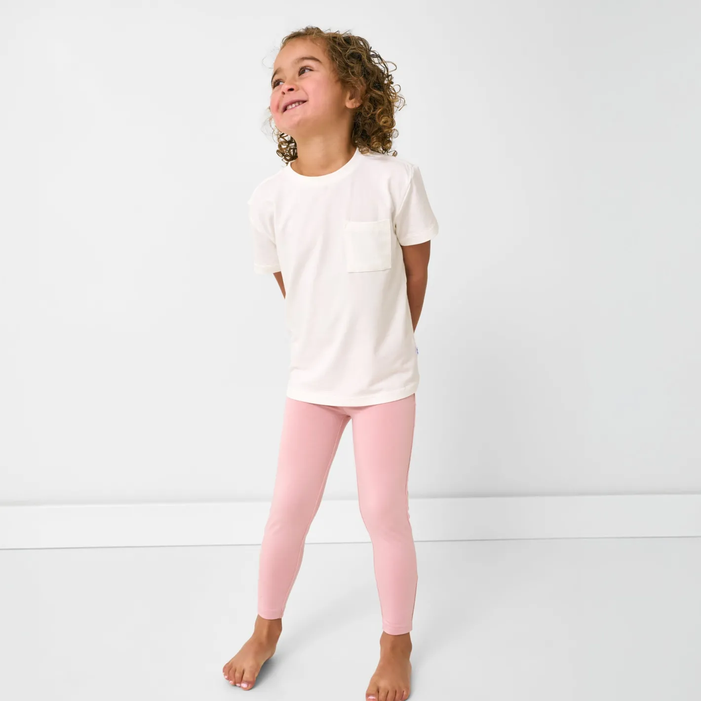 Bamboo Baby Clothes|Everyday Essentials<Little Sleepies Legging Mauve Blush