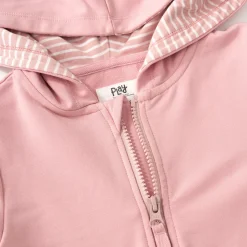 Everyday Essentials|Everyday Essentials<Little Sleepies Peplum Hoodie Mauve Blush