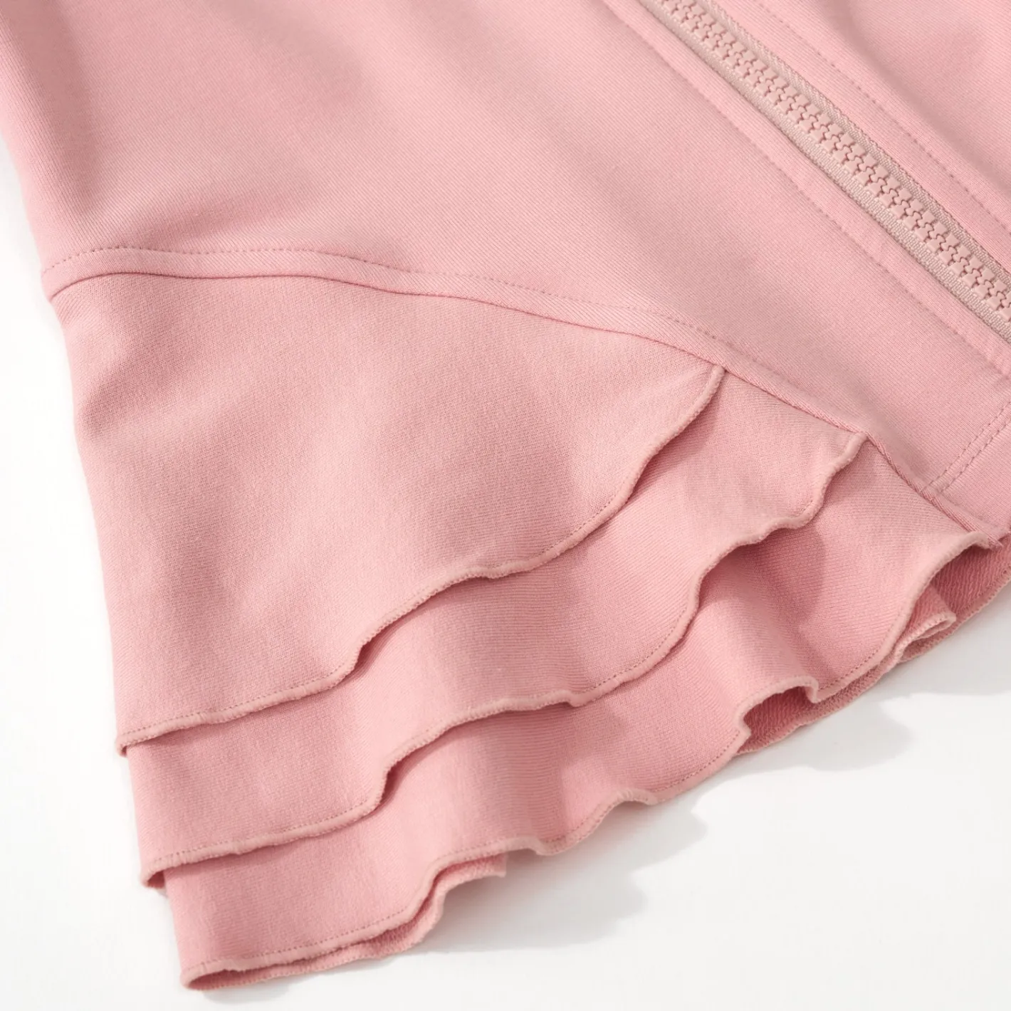 Everyday Essentials|Everyday Essentials<Little Sleepies Peplum Hoodie Mauve Blush