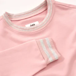 Sweaters & Hoodies|Sweaters & Hoodies<Little Sleepies Pocket Crewneck Mauve Blush