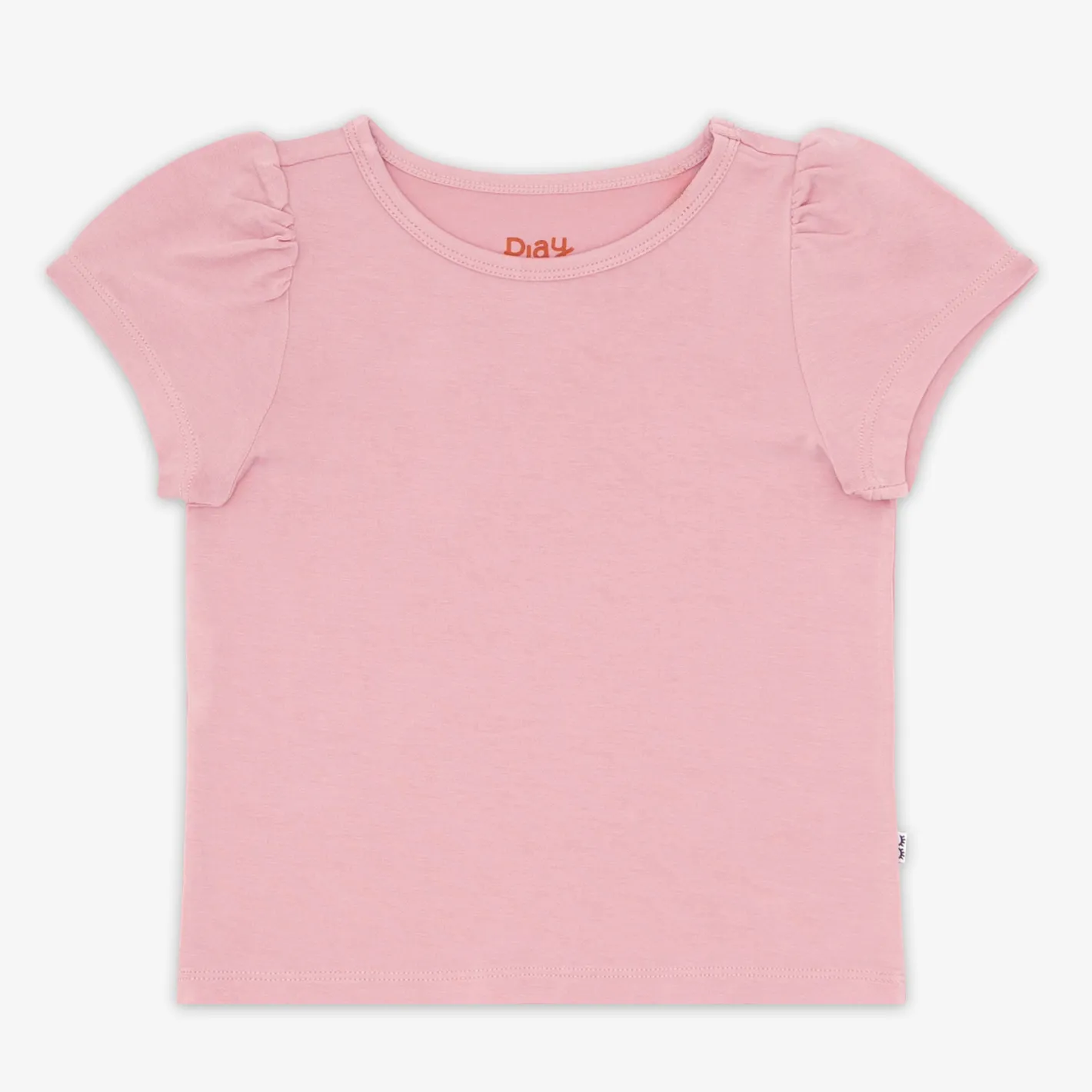 Everyday Essentials|Everyday Essentials<Little Sleepies Puff Sleeve Tee Mauve Blush