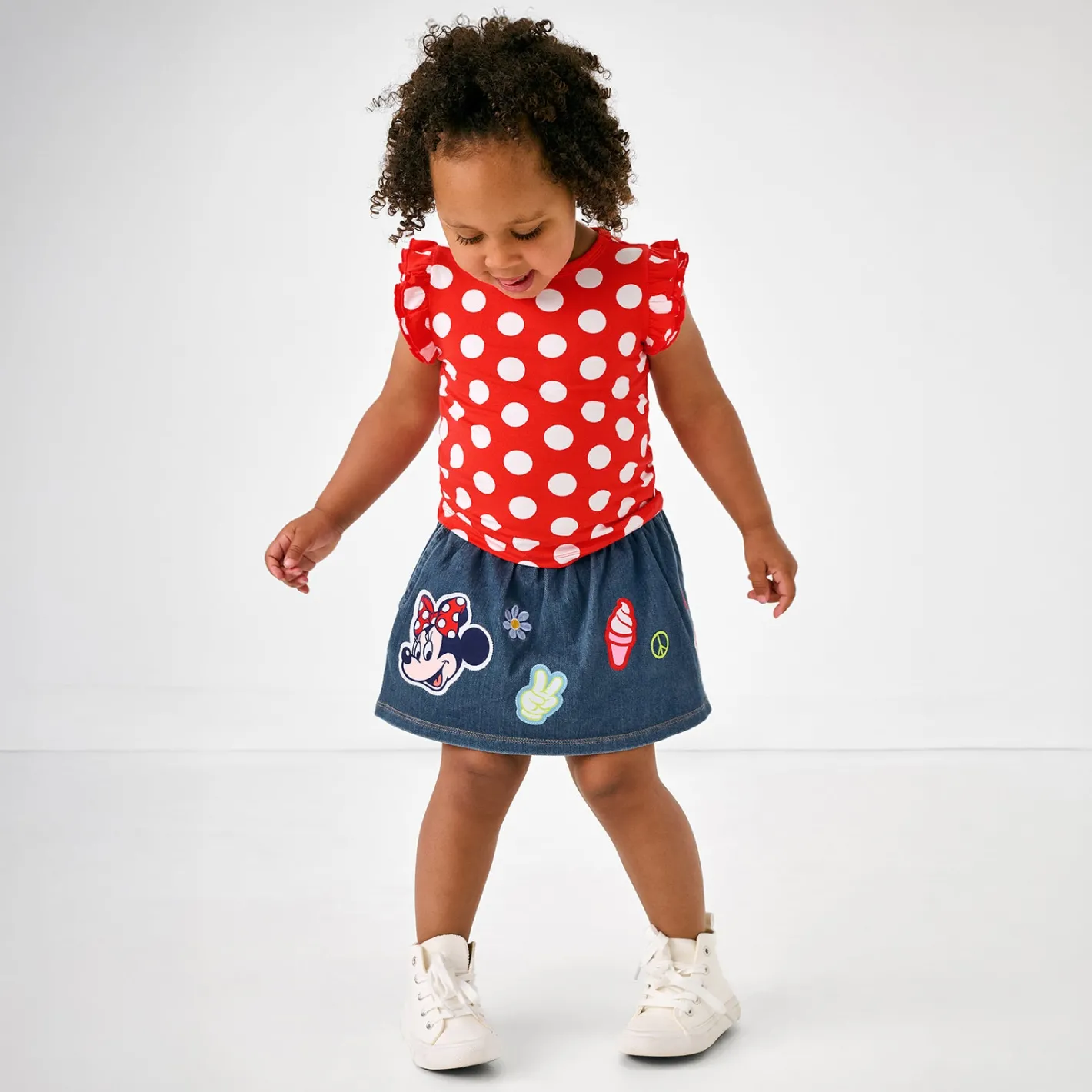 Bottoms|Bottoms<Little Sleepies Denim Skort Mickey Patch