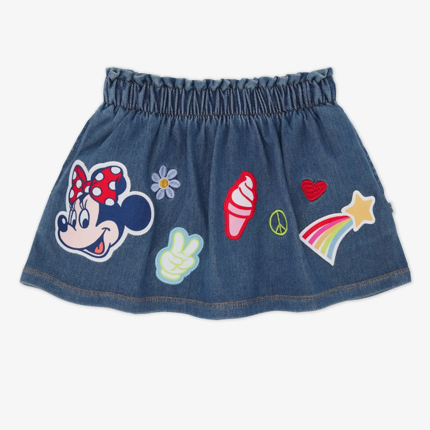 Bottoms|Bottoms<Little Sleepies Denim Skort Mickey Patch
