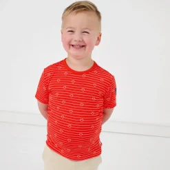 Tops & Tees|Tops & Tees<Little Sleepies Relaxed Tee Mickey Stripe