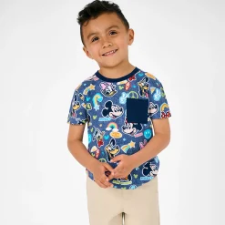 Tops & Tees|Tops & Tees<Little Sleepies Relaxed Pocket Tee Mickey's Clubhouse