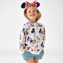 Sweaters & Hoodies|Sweaters & Hoodies<Little Sleepies Minnie Zip Hoodie Mickey's Clubhouse