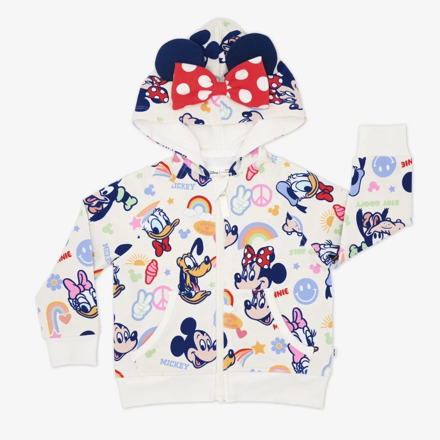 Sweaters & Hoodies|Sweaters & Hoodies<Little Sleepies Minnie Zip Hoodie Mickey's Clubhouse