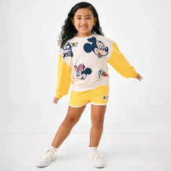 Tops & Tees|Tops & Tees<Little Sleepies Drop Shoulder Crewneck Mickey's Clubhouse