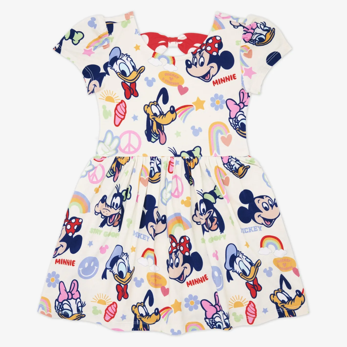 Dresses|Dresses<Little Sleepies Bow Back Skater Dress Mickey's Clubhouse