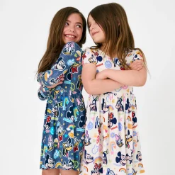 Dresses|Dresses<Little Sleepies Bow Back Skater Dress Mickey's Clubhouse