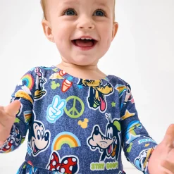 Bamboo Baby Clothes|Bodysuits<Little Sleepies Twirl Dress with Bodysuit Mickey's Clubhouse