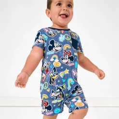 Bamboo Baby Clothes|Rompers<Little Sleepies Pocket Shorty Romper Mickey's Clubhouse