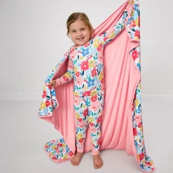 Cloud Blankets|Cloud Blankets<Little Sleepies Large Cloud Blanket® Midsummer Meadow