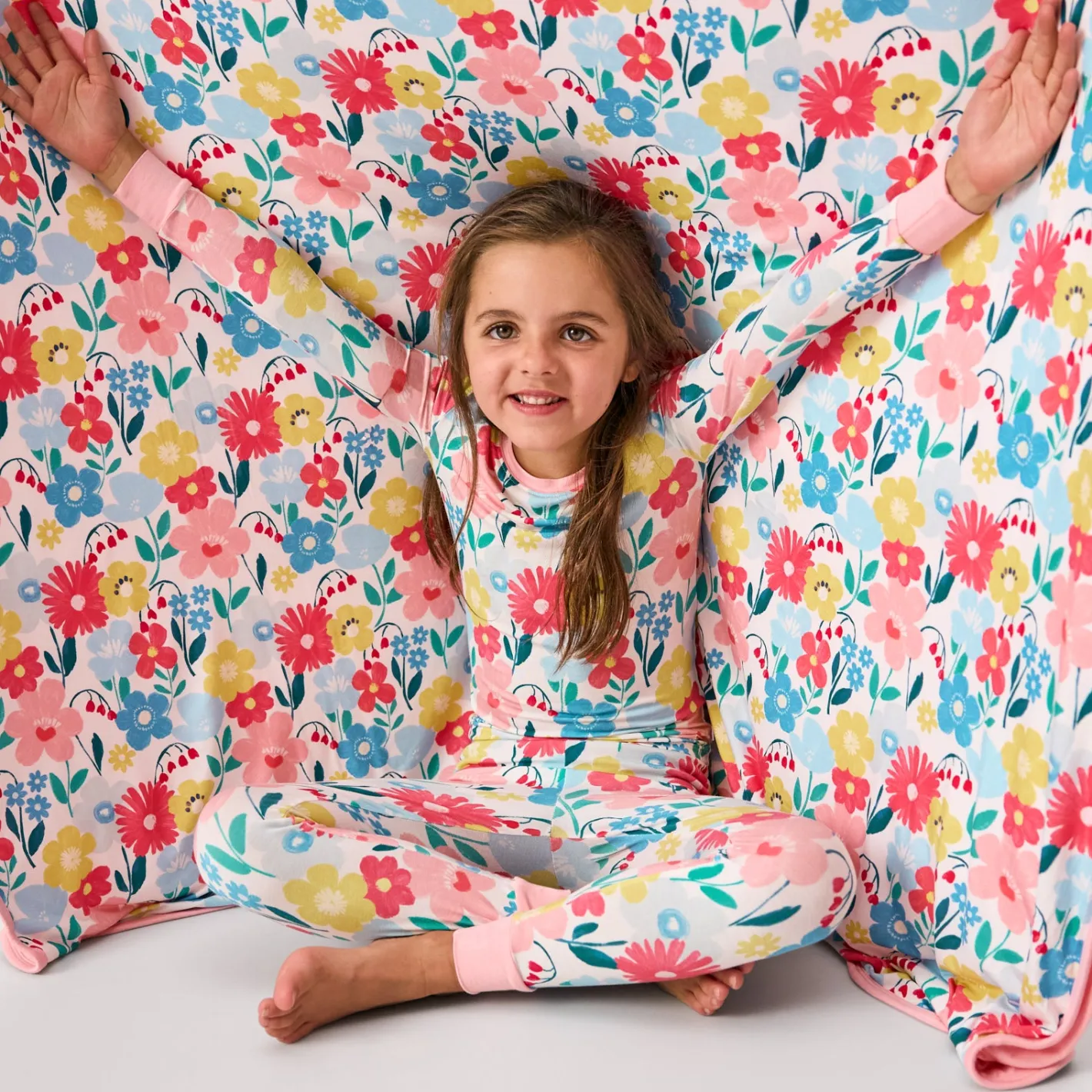 Cloud Blankets|Cloud Blankets<Little Sleepies Large Cloud Blanket® Midsummer Meadow