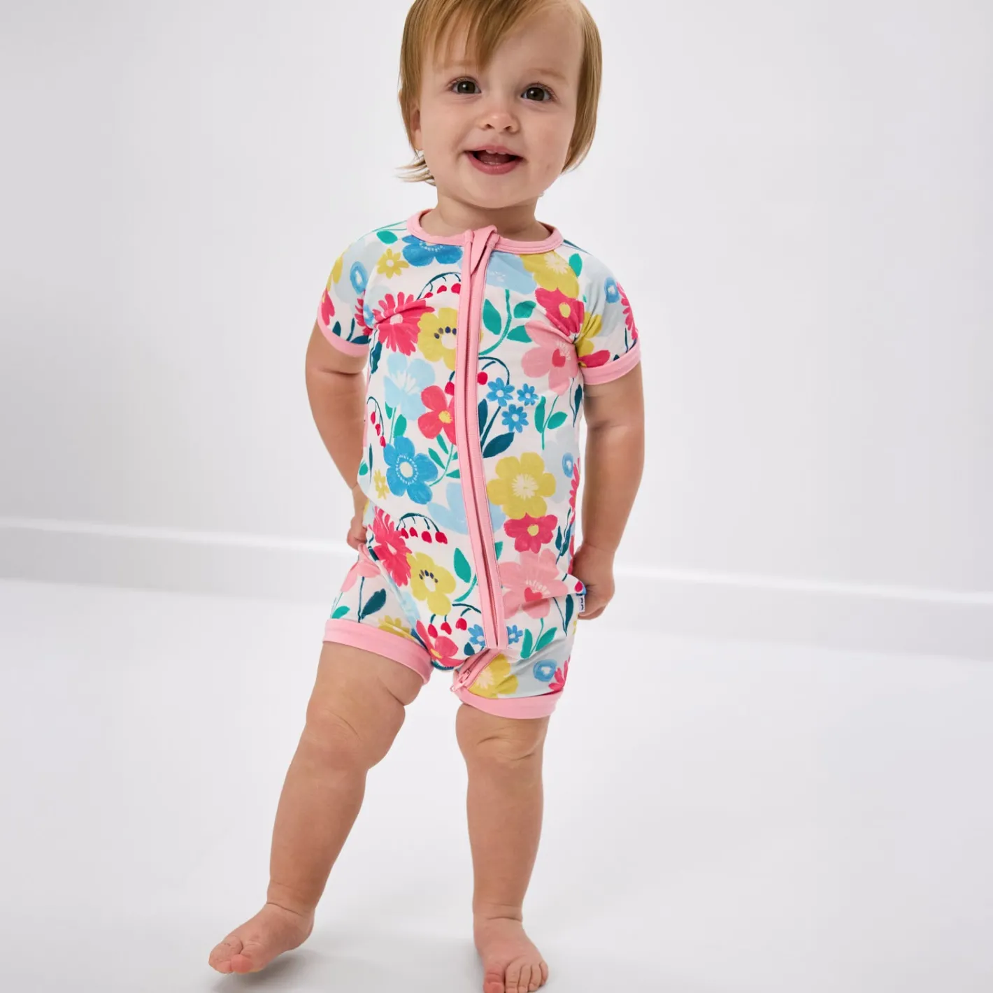 Zippies|Mommy & Me<Little Sleepies Shorty Zippy Midsummer Meadow