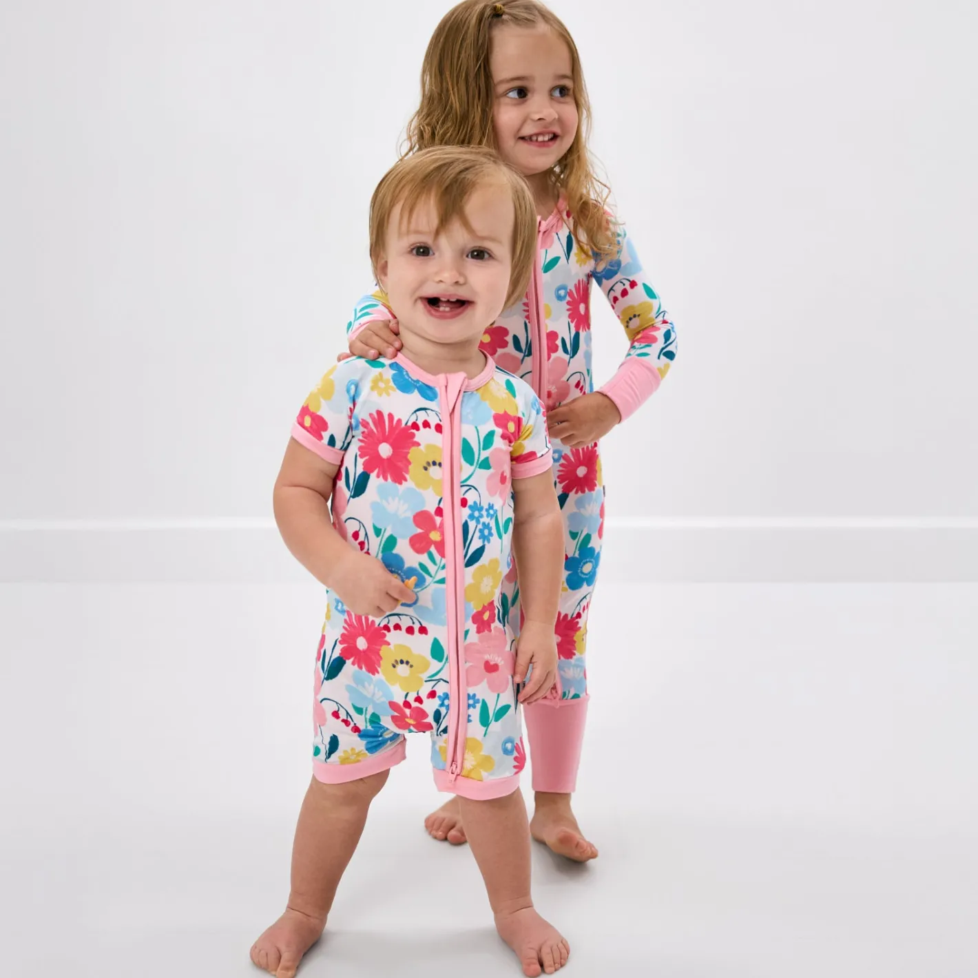 Zippies|Mommy & Me<Little Sleepies Shorty Zippy Midsummer Meadow