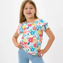 Tops & Tees|Tops & Tees<Little Sleepies Double Flutter Tee Midsummer Meadow