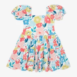 Bamboo Baby Clothes|Dresses<Little Sleepies Peasant Dress Midsummer Meadow