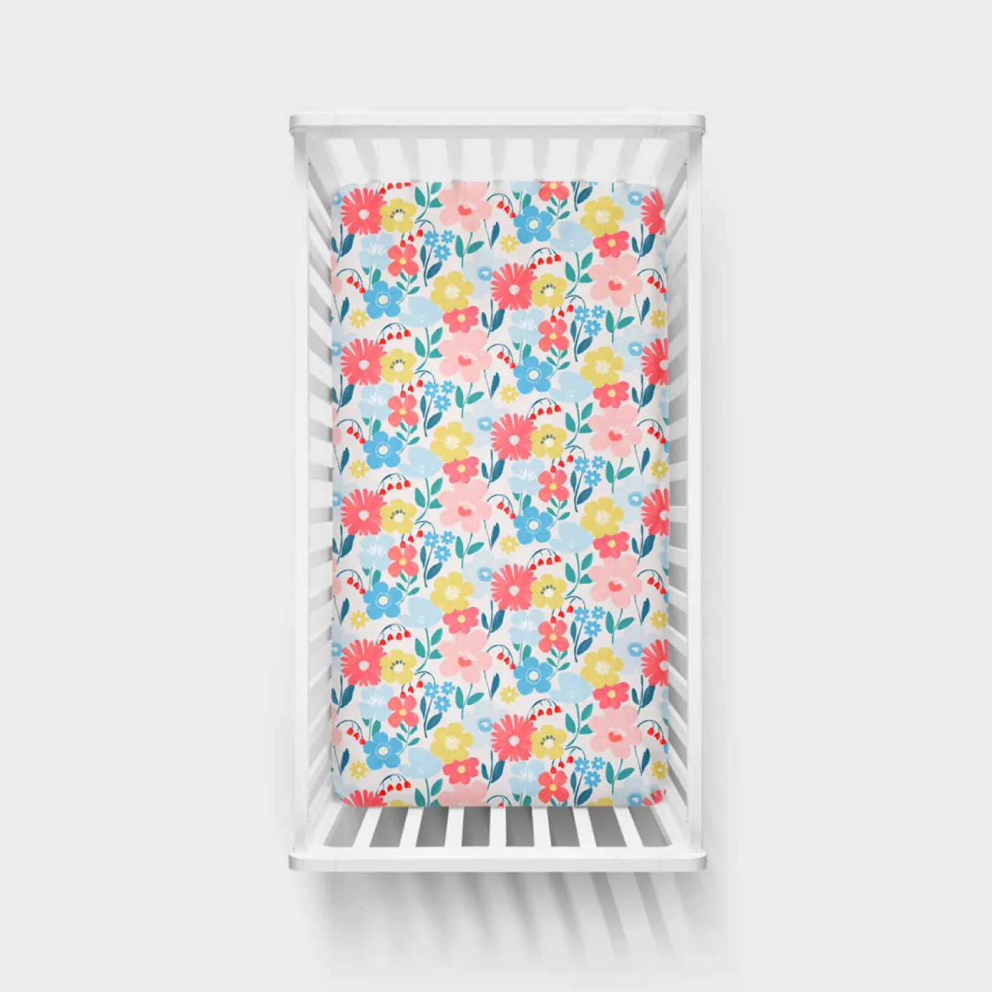 Sheets<Little Sleepies Fitted Crib Sheet Midsummer Meadow